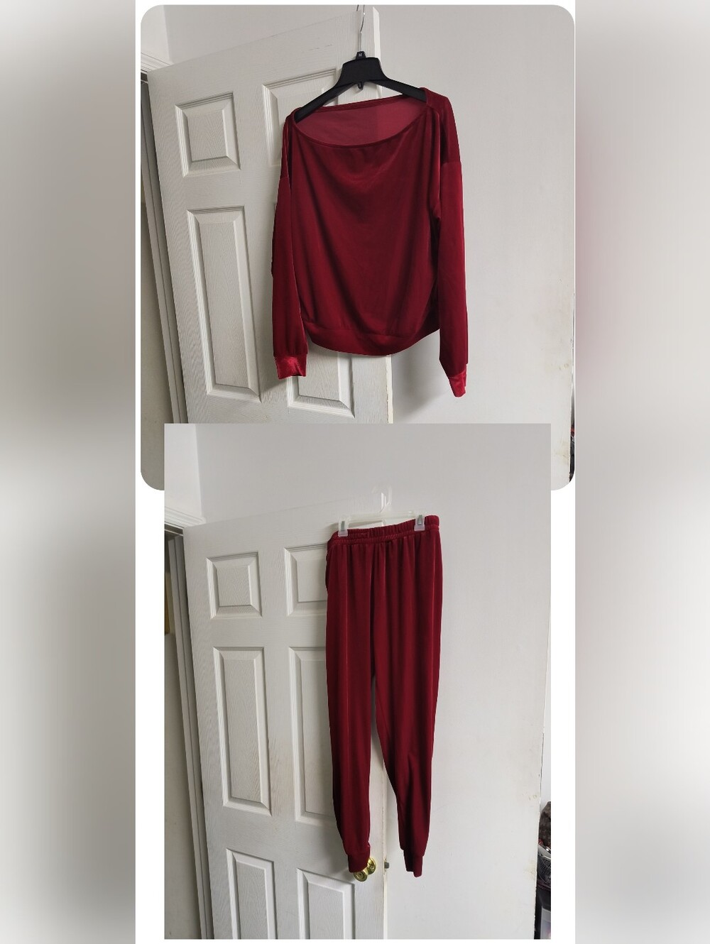Women's Red Jogger Pants - Comfortable Everyday Bottoms